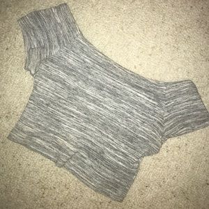 Forever 21 small gray off the shoulder crop